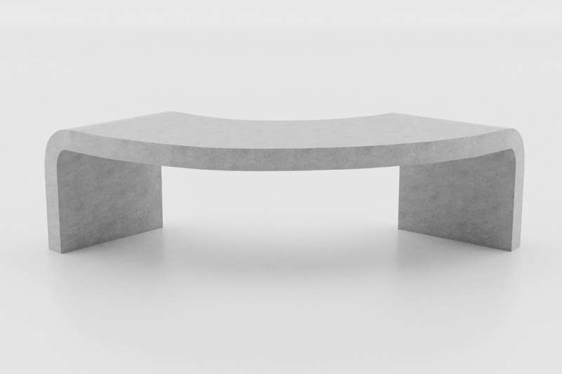 BANCO MODULO CURVO PEQUENO - BQ 066