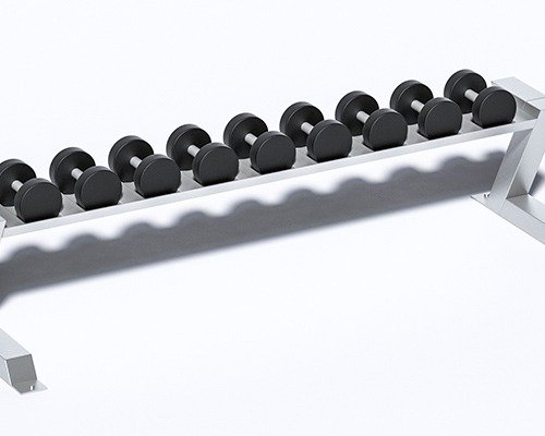 APARELHO ESTANTE DE HALTERES INOX